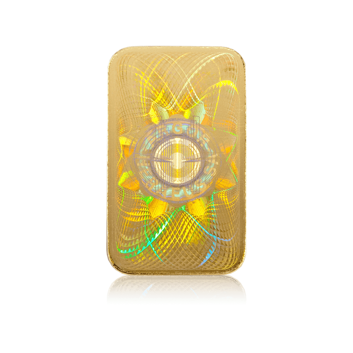 20 Gramm Heraeus Kinebar Goldbarren Rückseite 20 Gramm Heraeus Kinebar Goldbarren Rückseite