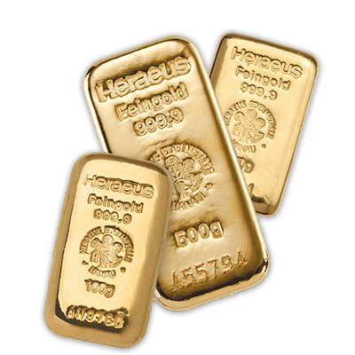LBMA zertifizierte Goldbarren (999,9)**