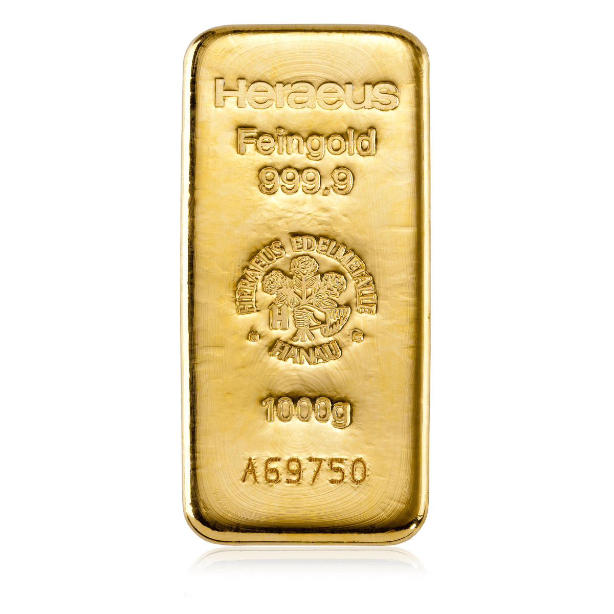 1 kg Goldbarren (gegossen)