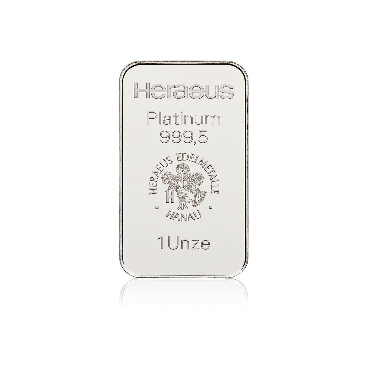 1 oz Platinbarren (geprägt)